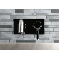 Kingston Brass Concord Single-Handle Wall Mount Bathroom Faucet