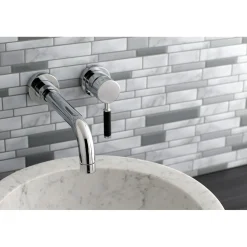Kingston Brass Concord Single-Handle Wall Mount Bathroom Faucet