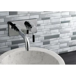 Kingston Brass Concord Single-Handle Wall Mount Bathroom Faucet