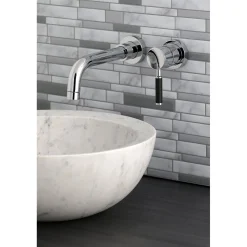 Kingston Brass Concord Single-Handle Wall Mount Bathroom Faucet