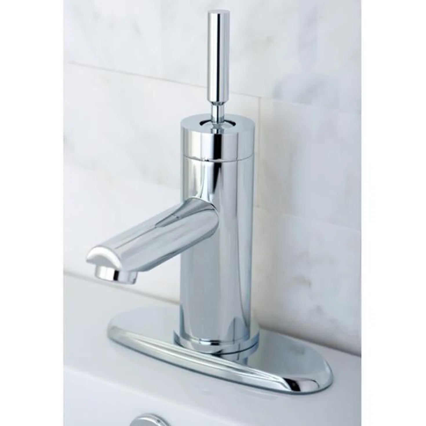 Kingston Brass Concord Single Handle Lavatory Faucet with Cover Plate