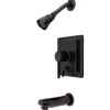 Kingston Brass Concord Single Handle Brass Tub and Shower Faucet