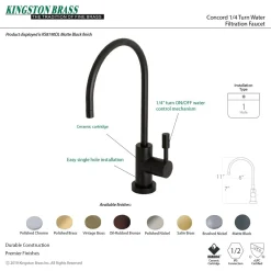 Kingston Brass Concord Single Handle Water Filtration Faucet