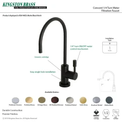 Kingston Brass Concord Single Handle Water Filtration Faucet
