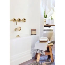 Kingston Brass Concord Three-Handle Tub and Shower Faucet