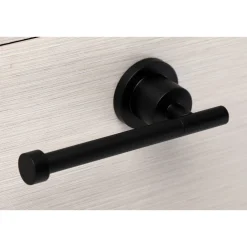Kingston Brass Concord Toilet Paper Holder in Matte Black