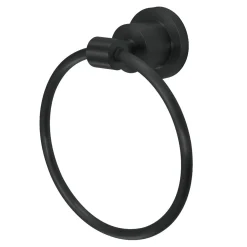 Kingston Brass Concord Towel Ring in Matte Black