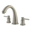 Kingston Brass Concord 8" to 16" Widespread Two Handle Roman Tub Filler