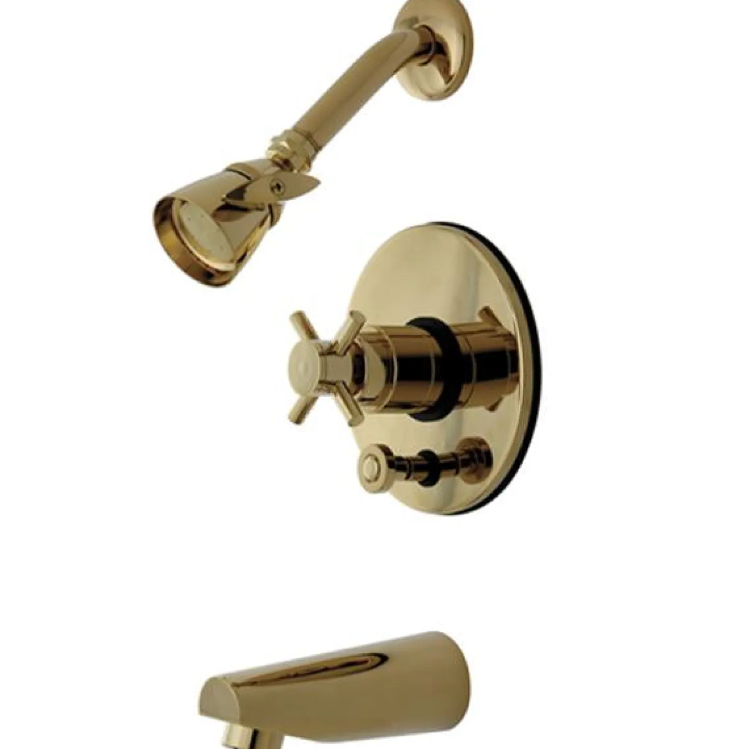 Kingston Brass Concord Tub and Shower Set with Single Handle