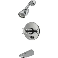 Kingston Brass Concord Tub and Shower Set with Single Handle