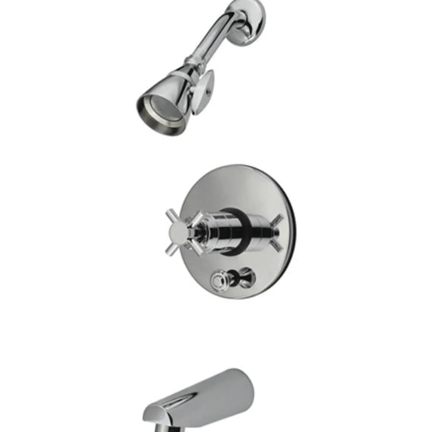 Kingston Brass Concord Tub and Shower Set with Single Handle