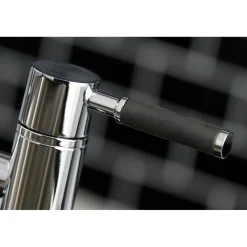 Kingston Brass Concord Two-Handle Bridge Kitchen Faucet with Brass Side Sprayer
