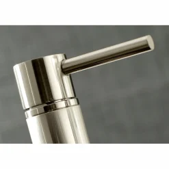 Kingston Brass Concord Two-Handle 4-Hole Bridge Kitchen Faucet with Brass Side Sprayer