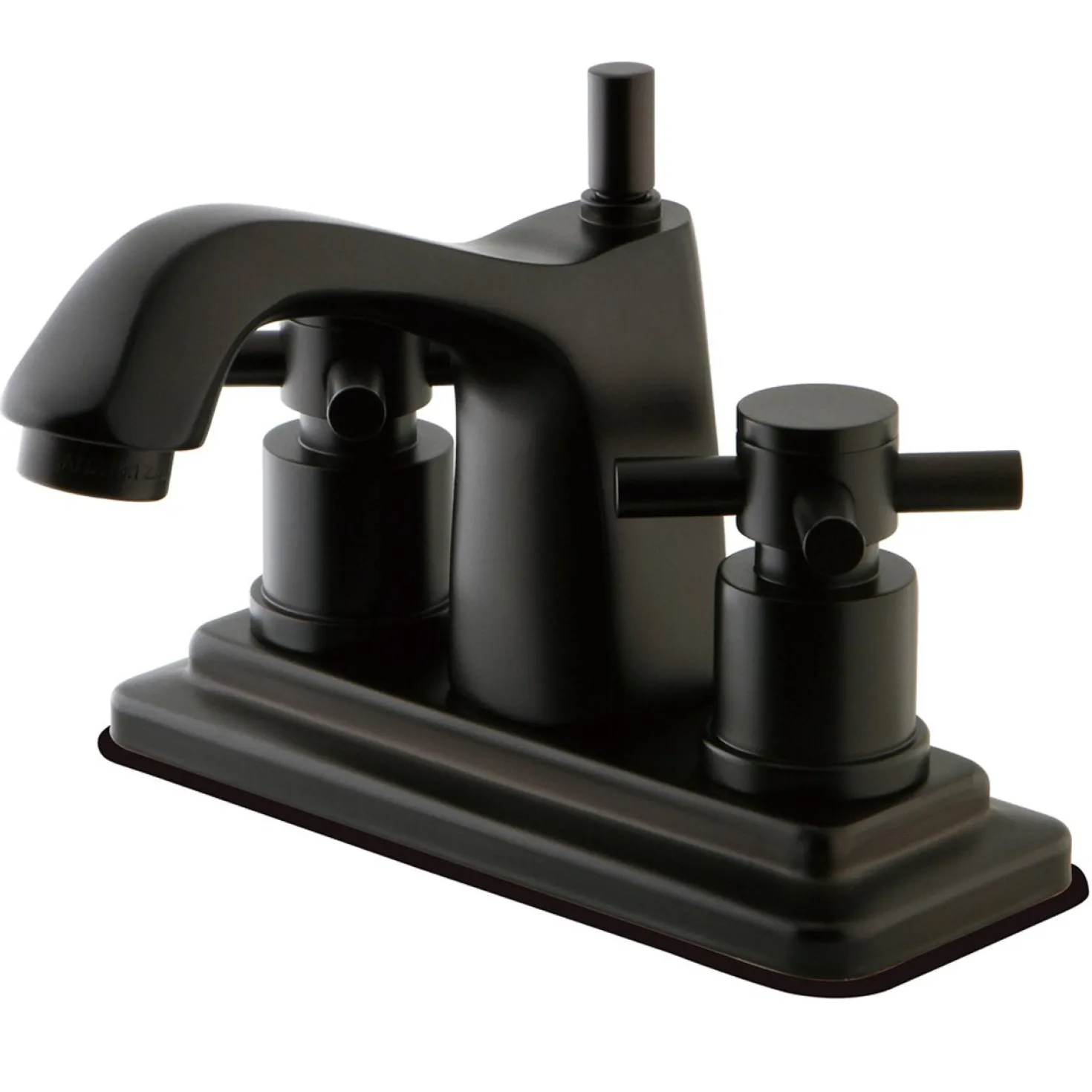 Kingston Brass Concord Two Handle Centerset Lavatory Faucet with Brass Pop-up