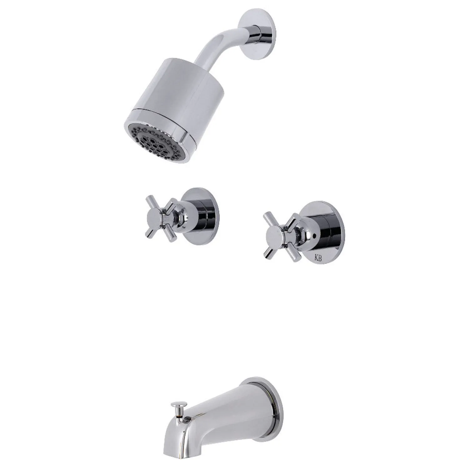 Kingston Brass Concord Two Handles Tub and Shower Faucet