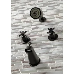 Kingston Brass Concord Two Handles Tub and Shower Faucet