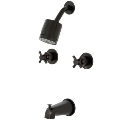 Kingston Brass Concord Two Handles Tub and Shower Faucet