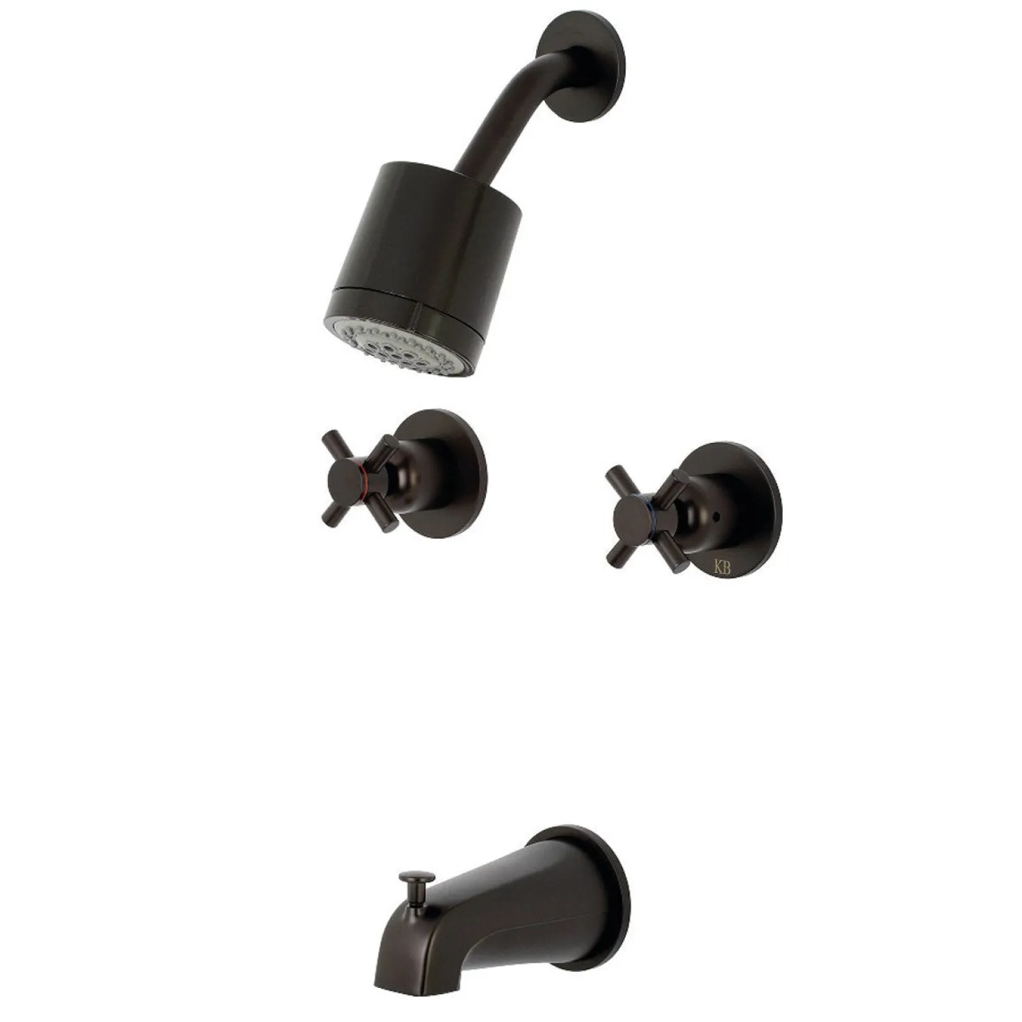 Kingston Brass Concord Two Handles Tub and Shower Faucet