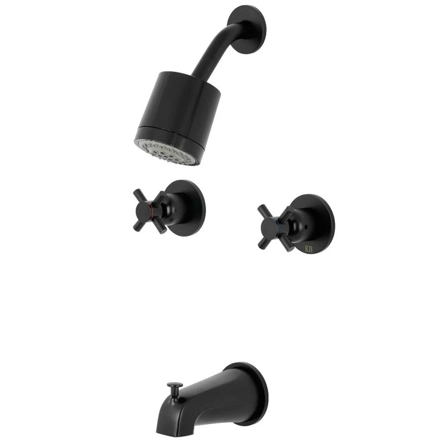 Kingston Brass Concord Two Handles Tub and Shower Faucet