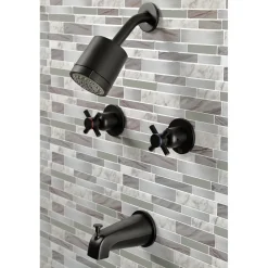 Kingston Brass Concord Two Handles Tub and Shower Faucet