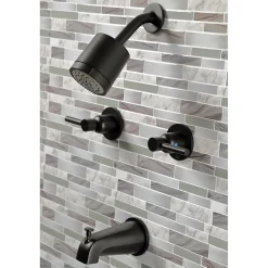 Kingston Brass Concord Two-Handle Tub and Shower Faucet