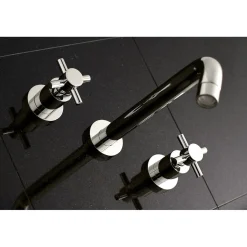 Kingston Brass Concord Two Handles Wall Mount Roman Tub Faucet