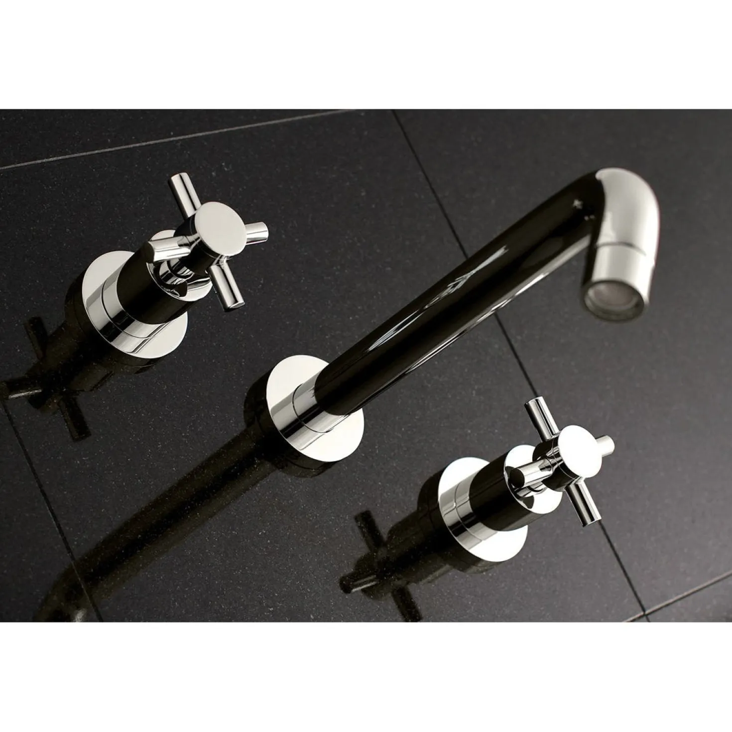 Kingston Brass Concord Two Handles Wall Mount Roman Tub Faucet