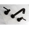 Kingston Brass Concord Two-Handle Wall Mount Roman Tub Faucet