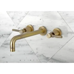 Kingston Brass Concord Two-Handle Wall Mount Roman Tub Faucet