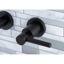 Kingston Brass Concord Two-Handle Wall Mount Roman Tub Faucet