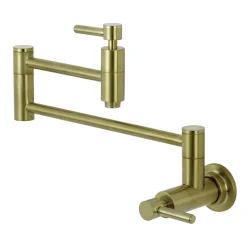 Kingston Brass Concord Wall Mount Single Hole Pot Filler Kitchen Faucet