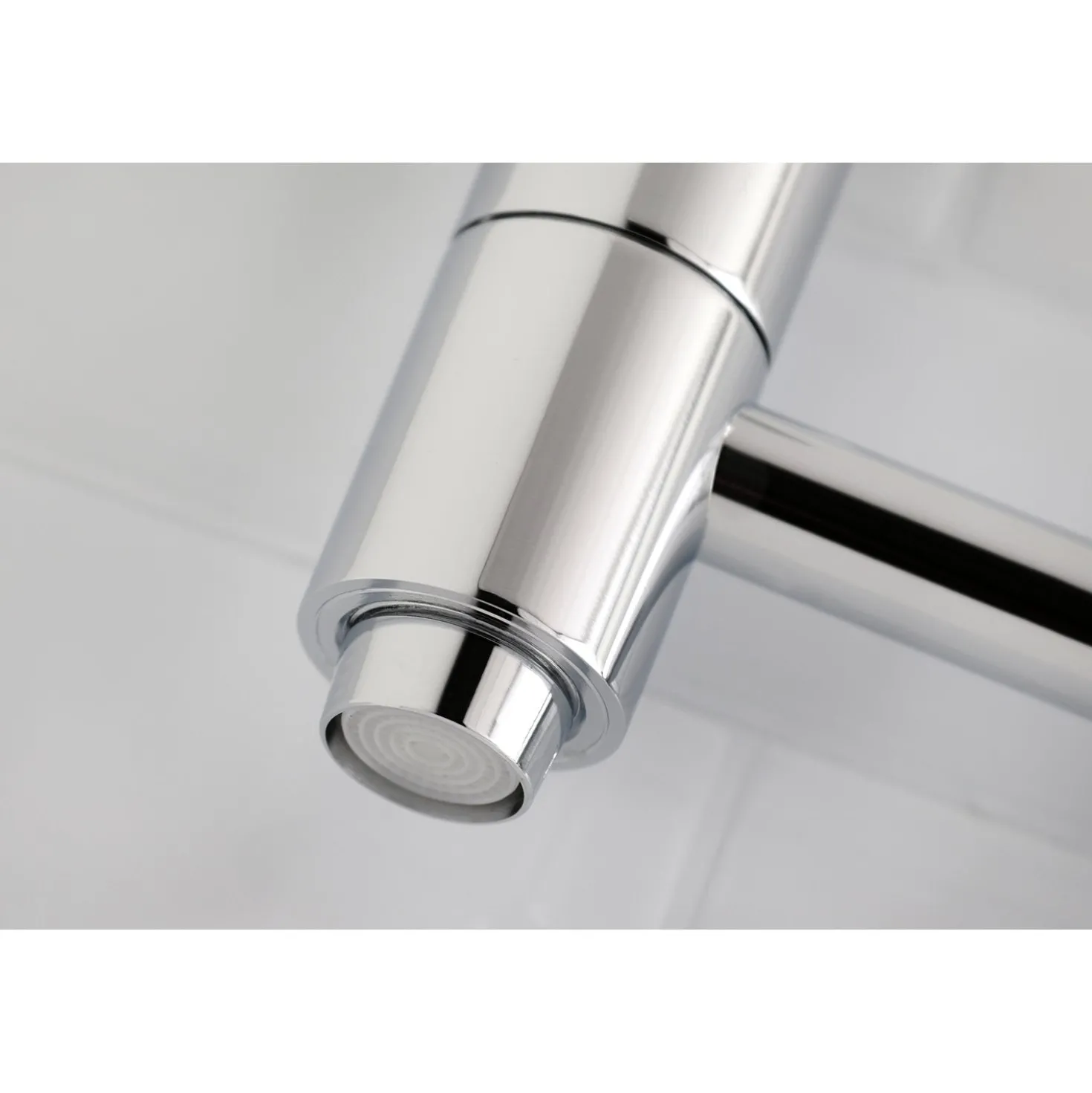 Kingston Brass Concord Wall Mount Single Hole Pot Filler Kitchen Faucet