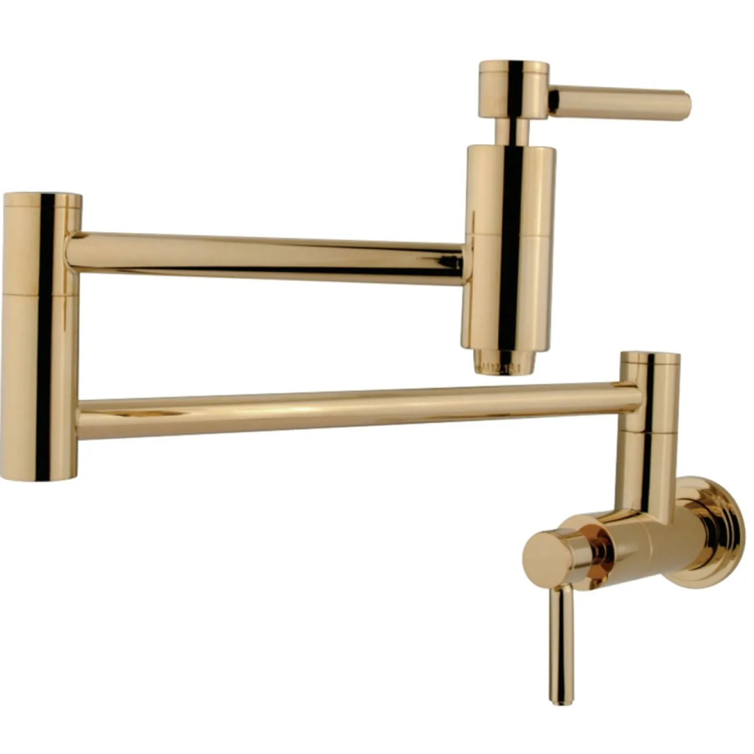 Kingston Brass Concord Wall Mount Single Hole Pot Filler Kitchen Faucet
