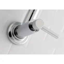 Kingston Brass Concord Wall Mount Single Hole Pot Filler Kitchen Faucet