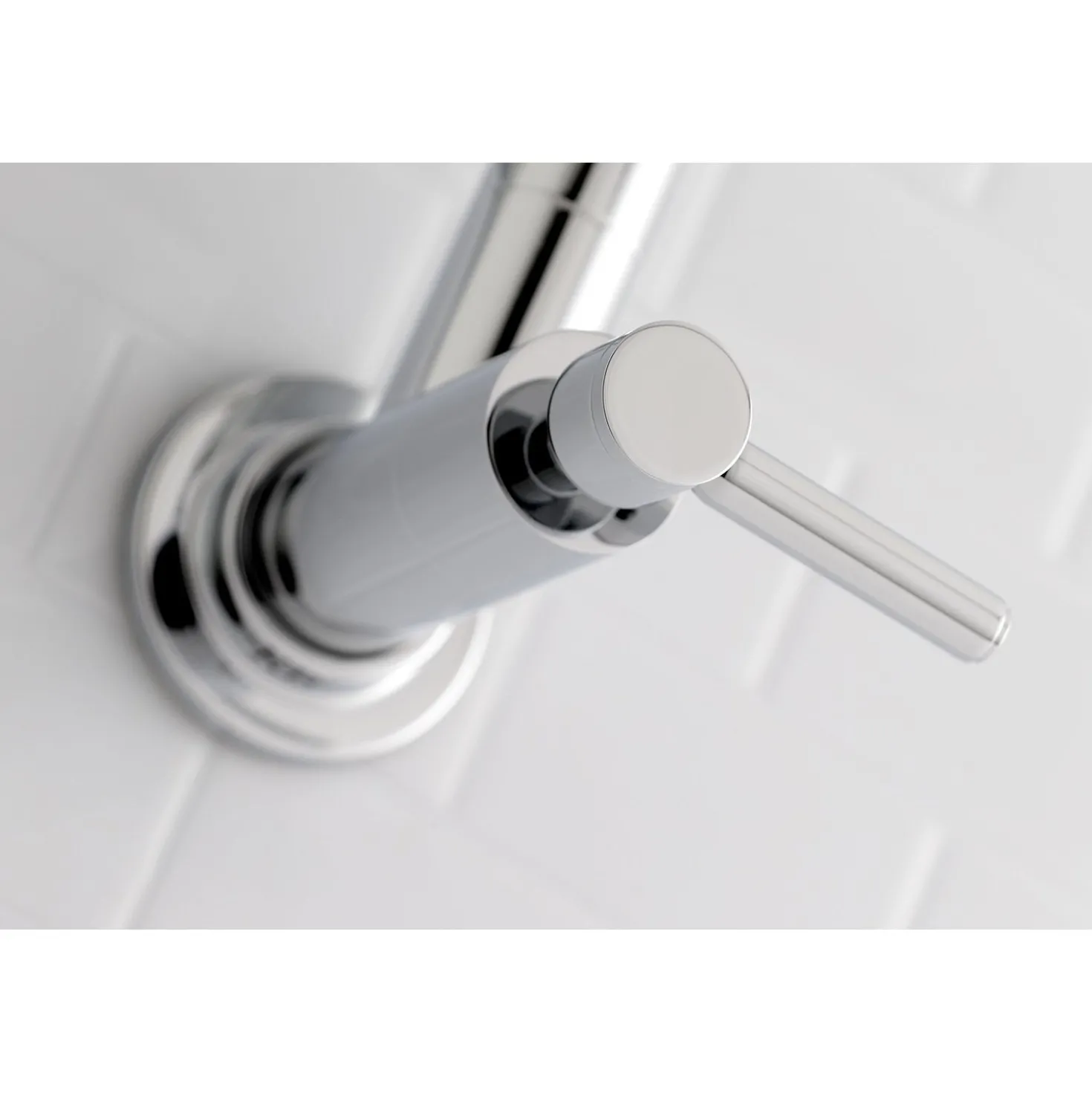 Kingston Brass Concord Wall Mount Single Hole Pot Filler Kitchen Faucet