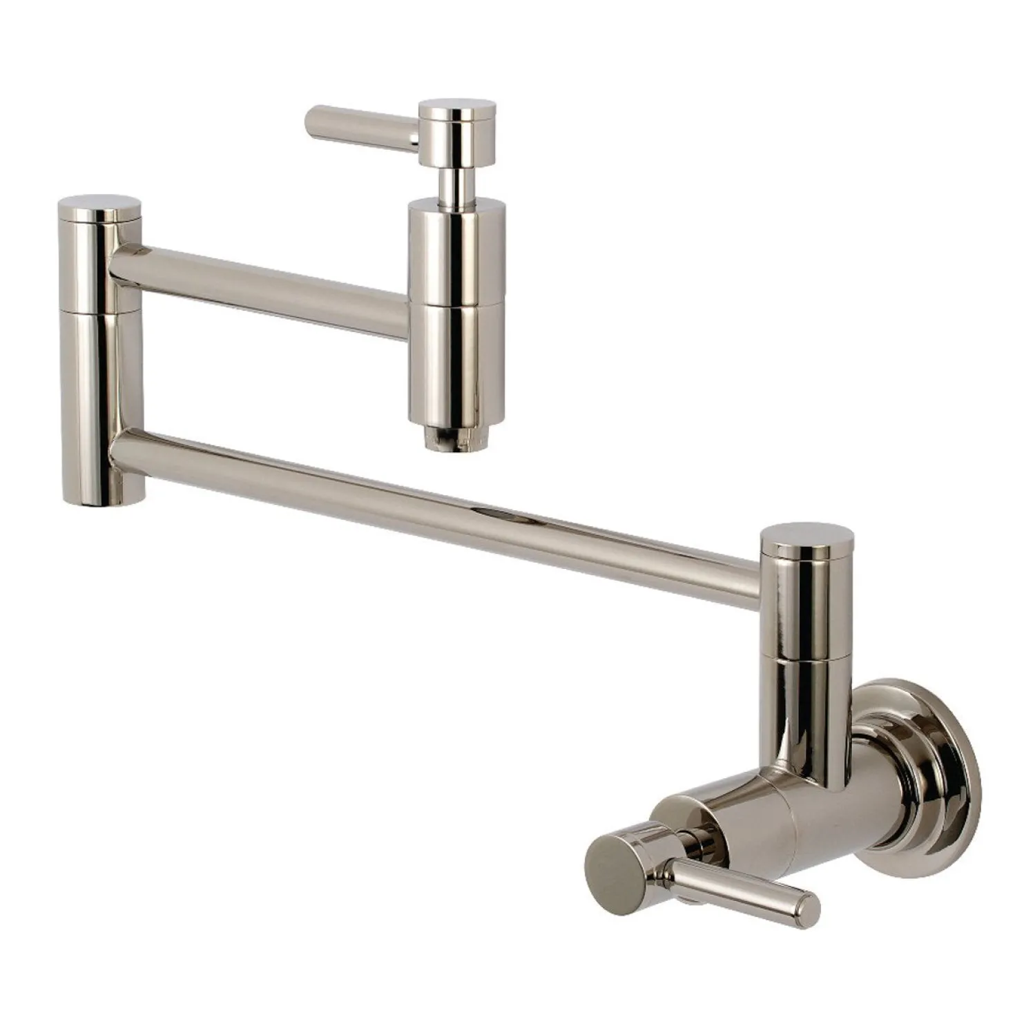 Kingston Brass Concord Wall Mount Single Hole Pot Filler Kitchen Faucet