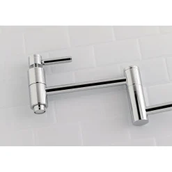 Kingston Brass Concord Wall Mount Single Hole Pot Filler Kitchen Faucet