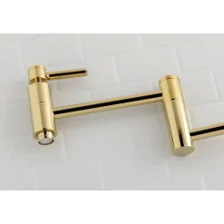 Kingston Brass Concord Wall Mount Single Hole Pot Filler Kitchen Faucet
