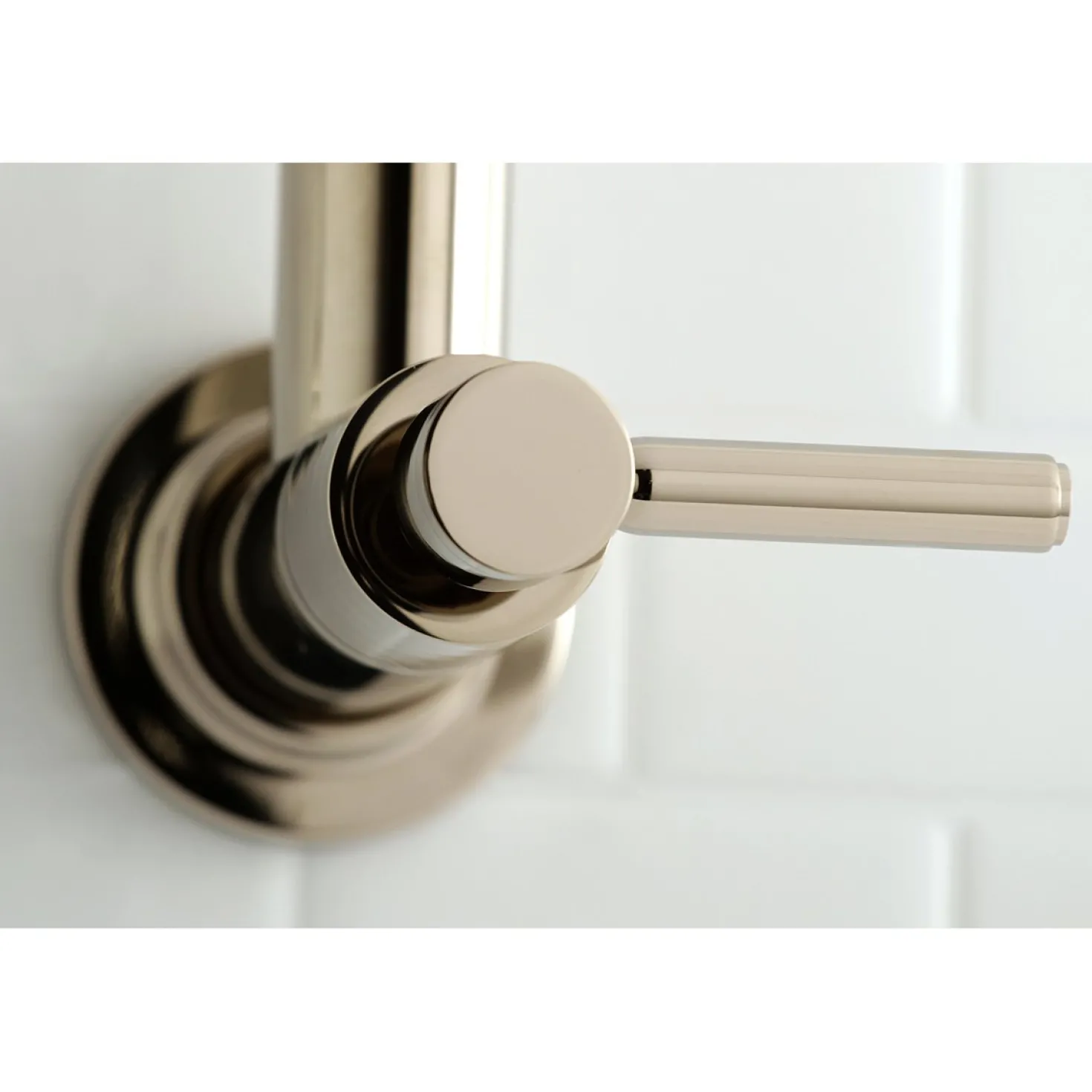 Kingston Brass Concord Wall Mount Single Hole Pot Filler Kitchen Faucet