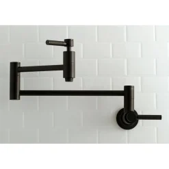Kingston Brass Concord Wall Mount Pot Filler Kitchen Faucet
