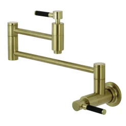 Kingston Brass Concord Wall Mount Pot Filler Kitchen Faucet