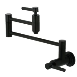 Kingston Brass Concord Wall Mount Pot Filler Kitchen Faucet