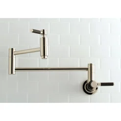 Kingston Brass Concord Wall Mount Pot Filler Kitchen Faucet