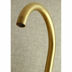 Kingston Brass Concord Wall Mount 2-Hole 8-Inch Adjustable Center Kitchen Faucet