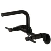 Kingston Brass Concord Wall Mount 8-Inch Adjustable Center Kitchen Faucet