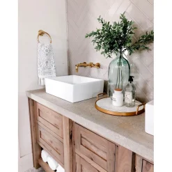 Kingston Brass Concord Wall Mount 2-Handle Bathroom Faucet