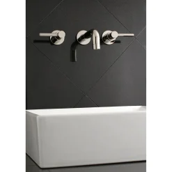 Kingston Brass Concord Wall Mount 2-Handle Bathroom Faucet