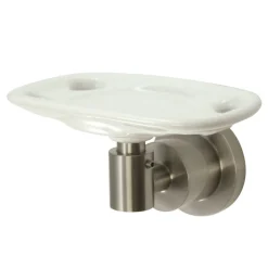 Kingston Brass Concord Wall Mount Toothbrush and Tumbler Holder in Satin Nickel