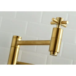 Kingston Brass Concord Wall Mount Single-Hole Pot Filler Kitchen Faucet