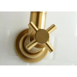 Kingston Brass Concord Wall Mount Single-Hole Pot Filler Kitchen Faucet